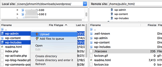 آپلود فایل با FTP